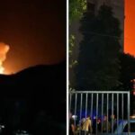 Komşuda cephanelikler tek tek patlıyor: Gece yarısı ortalık karıştı